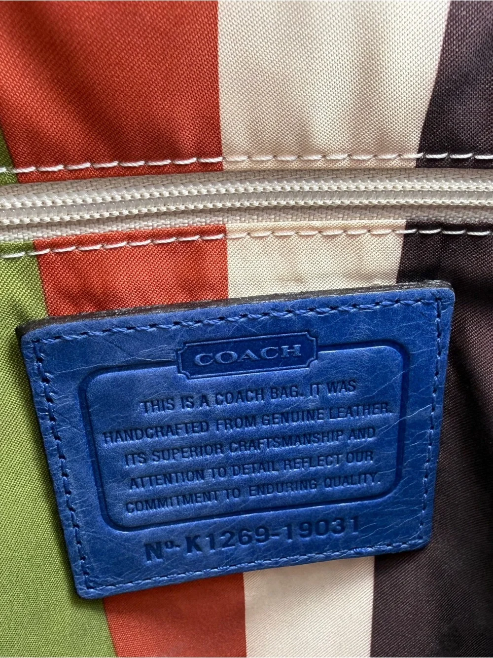 Coach Legacy Willis Anniversary Bag Vintage Rare 19031